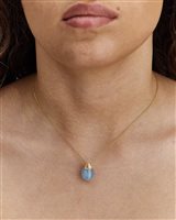 Collana Nanis Donna Dancing in Oro giallo Acquamarina CS3-587 - CS3-587